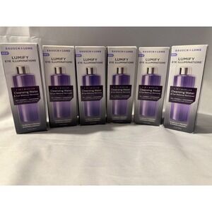 6 Pc Lumify Eye Illuminations Micellar Cleansing Water Makeup Remover